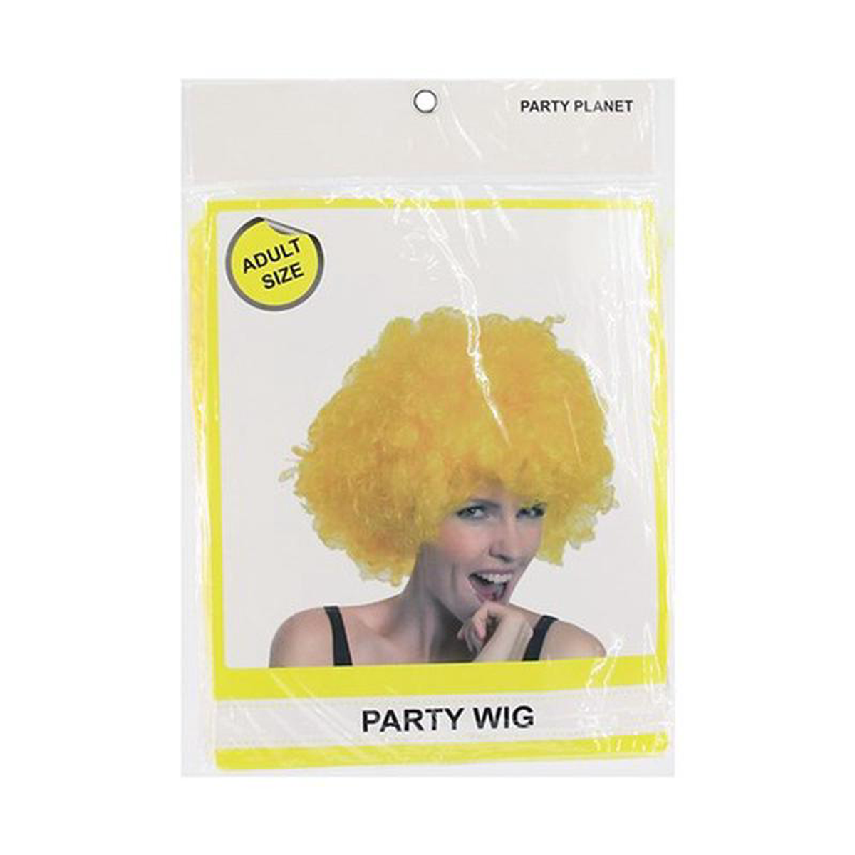 WIG AFRO YELLOW