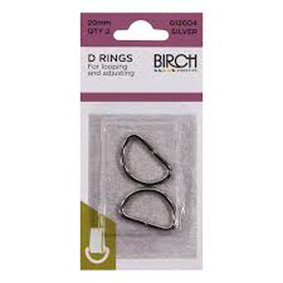 RINGS D 12MM PK2 SILVER