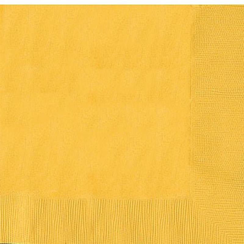 Yellow Sunshine Dinner Napkins | 40ct