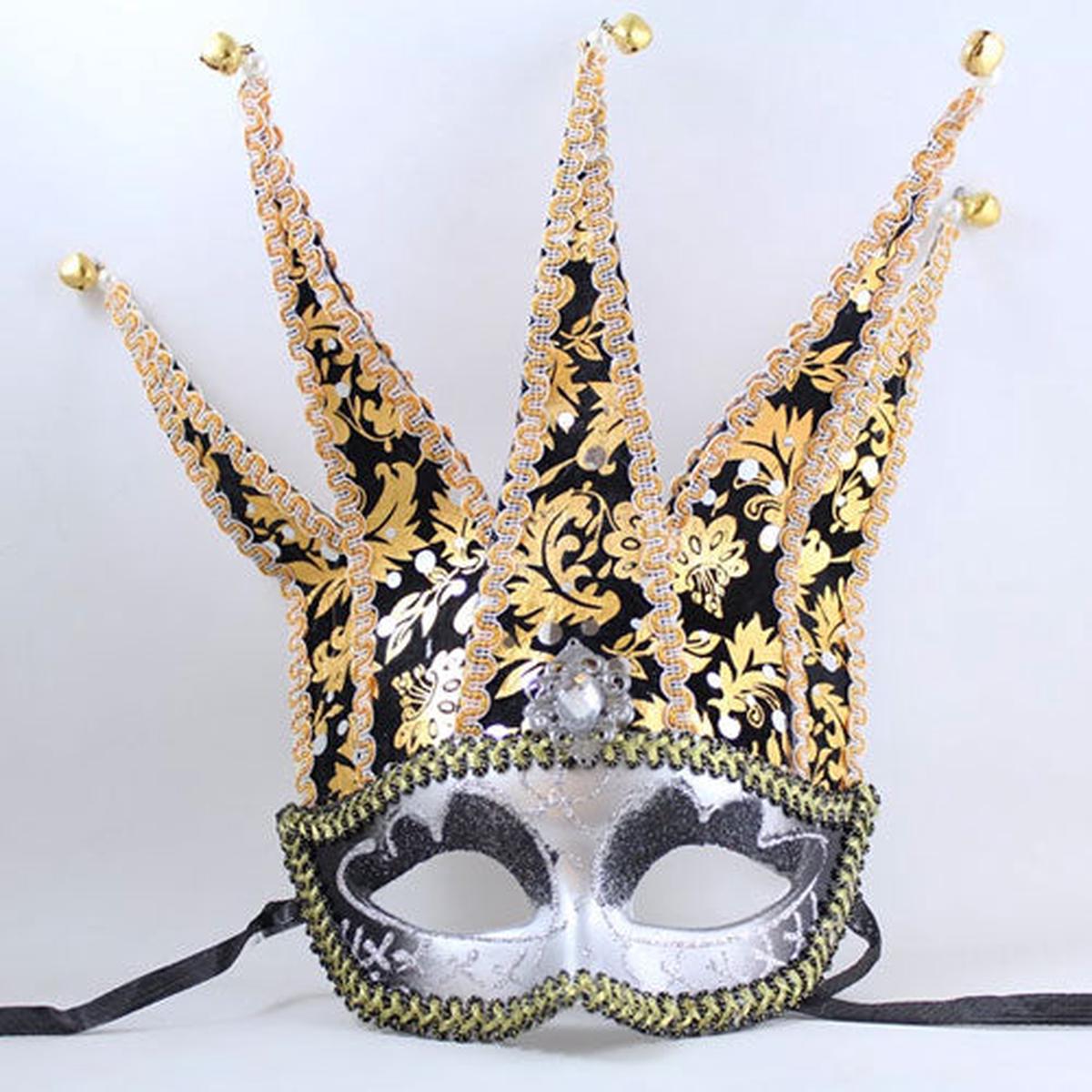 Silver Jester Mask