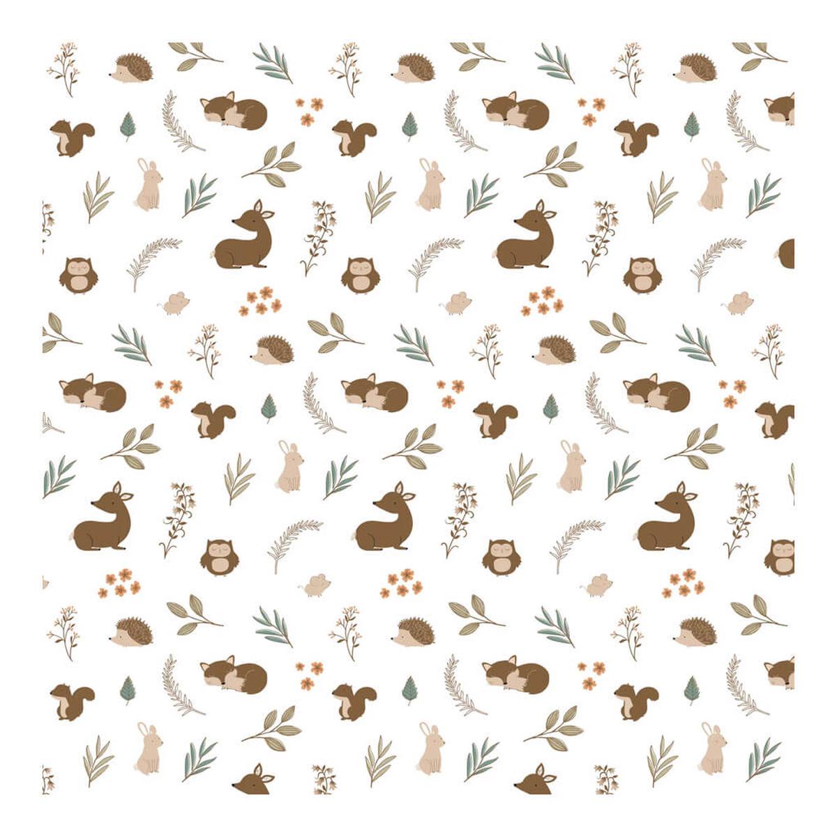 Woodland Gift Wrap Roll, 30in x 5ft