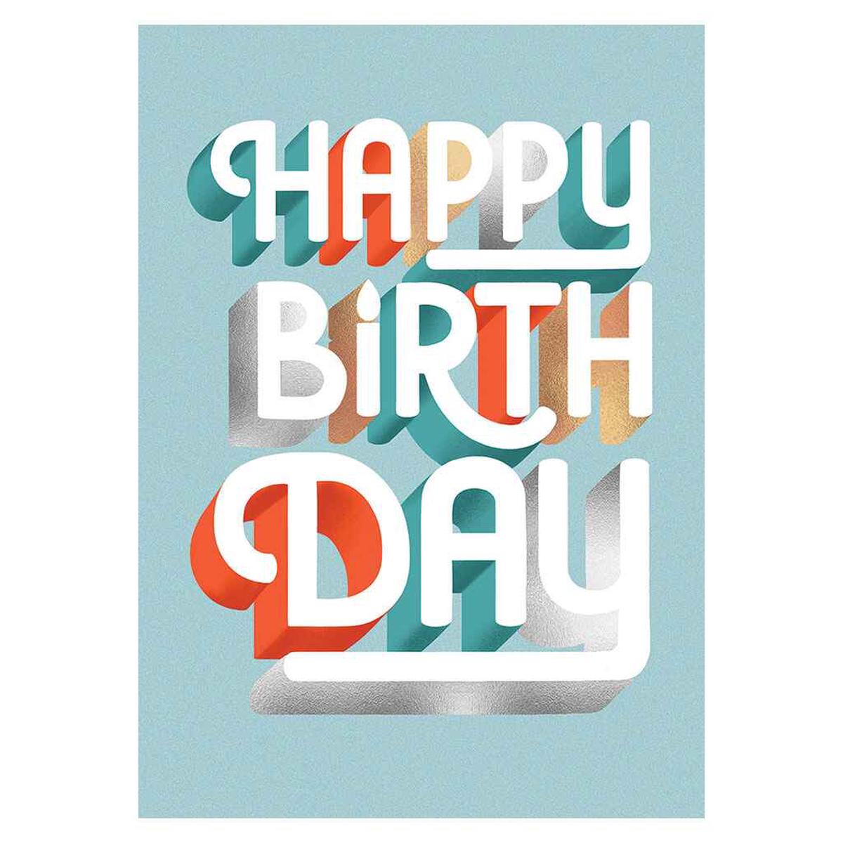 Mod Birthday Lettering