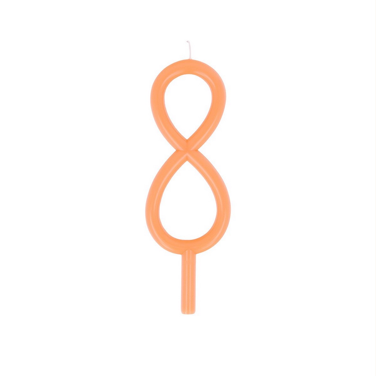 Slim Number 8 Candle