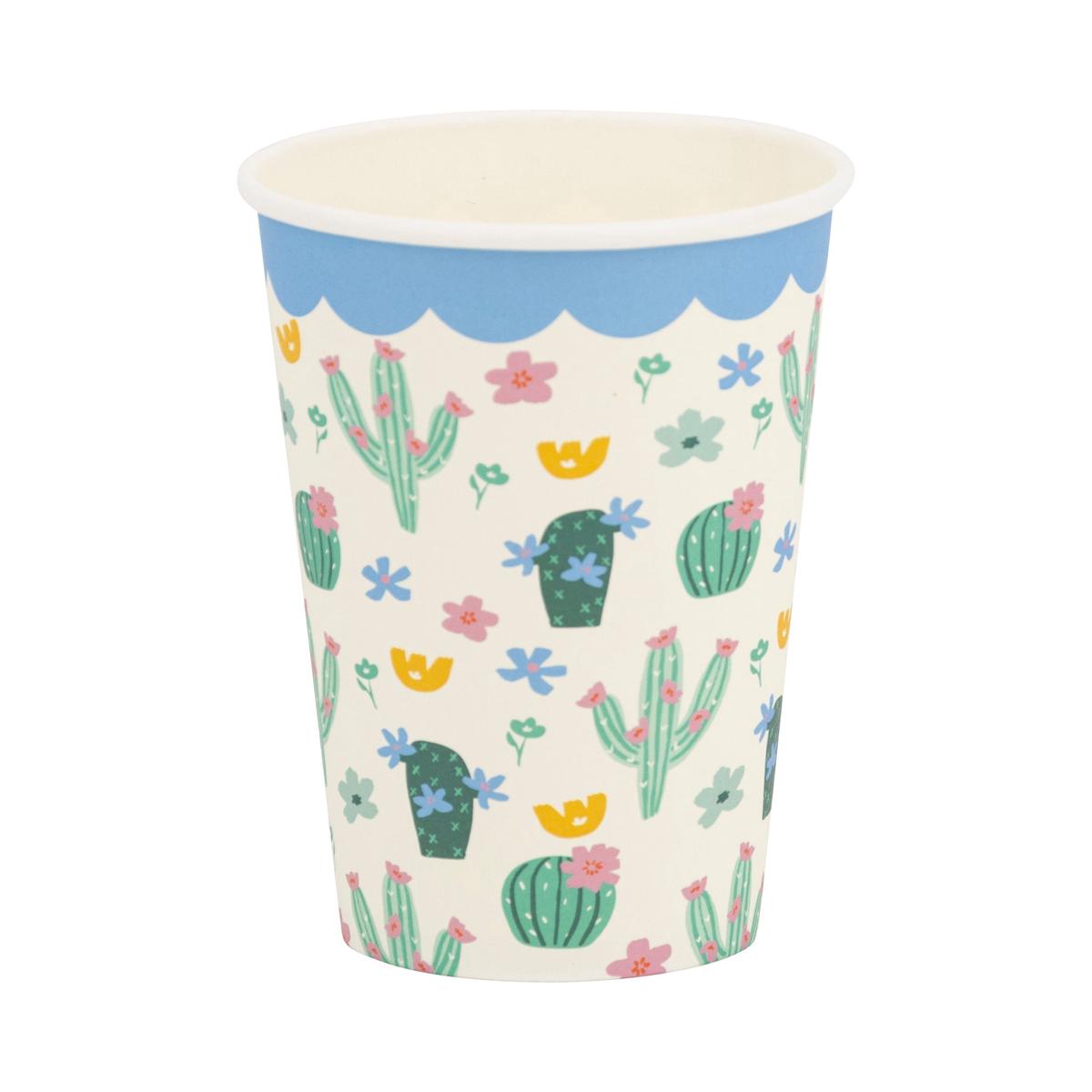 Fiesta Cacti Paper Cup | 8ct