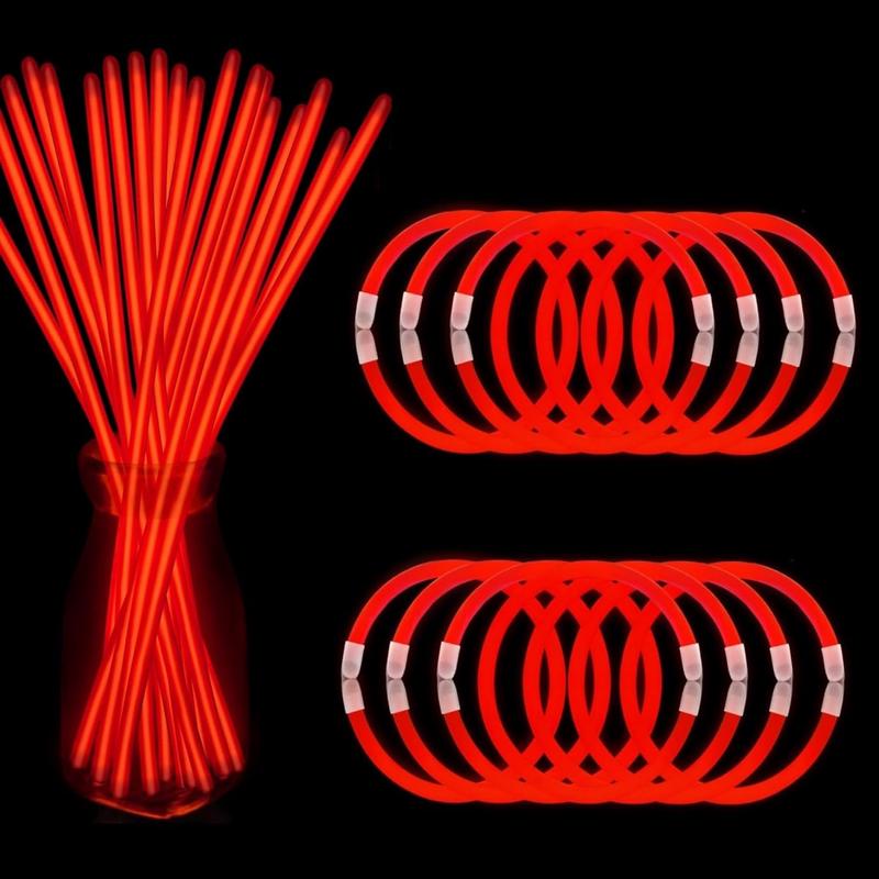Red Glow Sticks 12pc - Amscan
