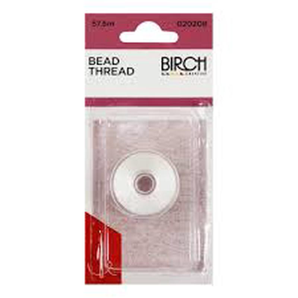 BEAD THREAD 576M WHITE