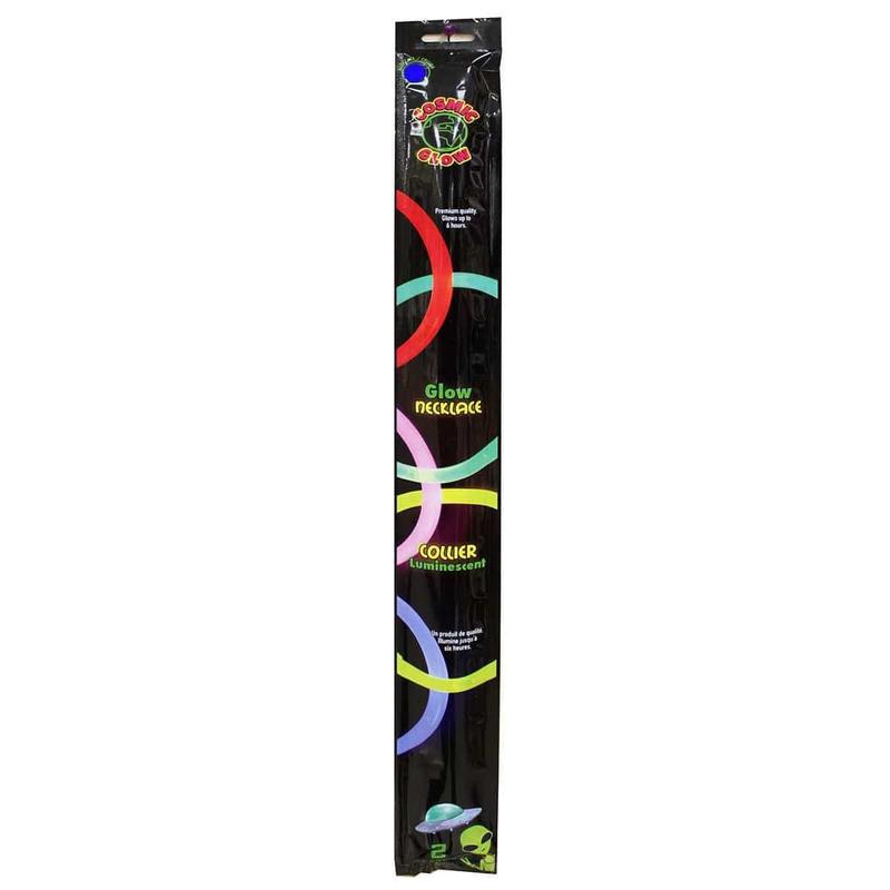 Blue Glow Necklace, 2 Count