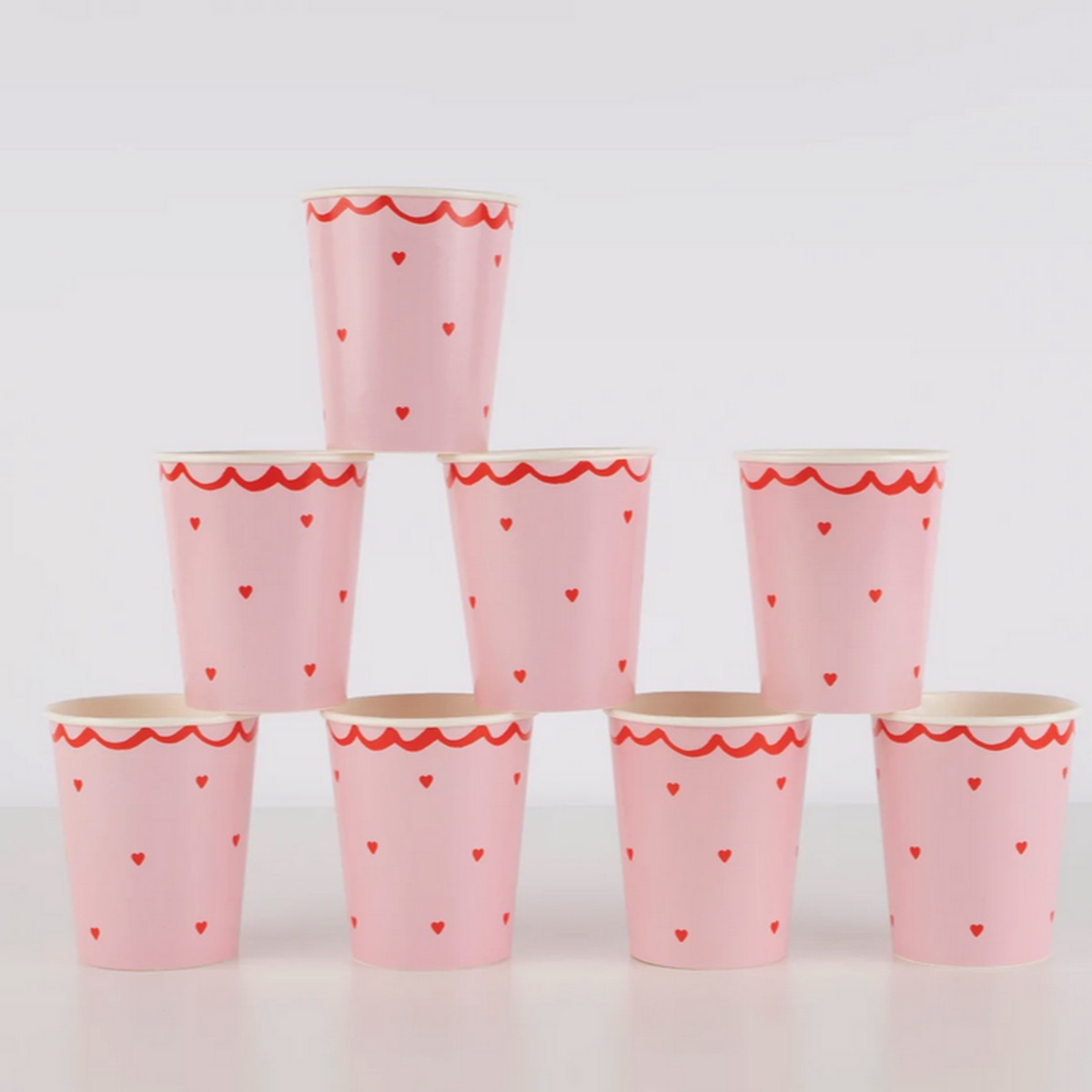 Lacy Heart Cups (8pk)