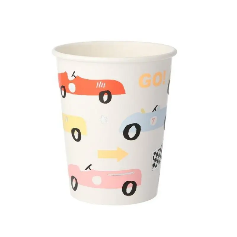 Race Car Cups (pk8)