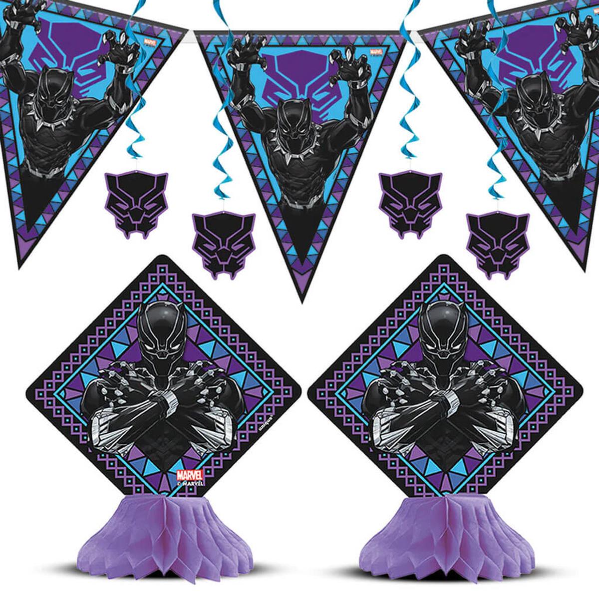 Black Panther Decor Kit 7Pc
