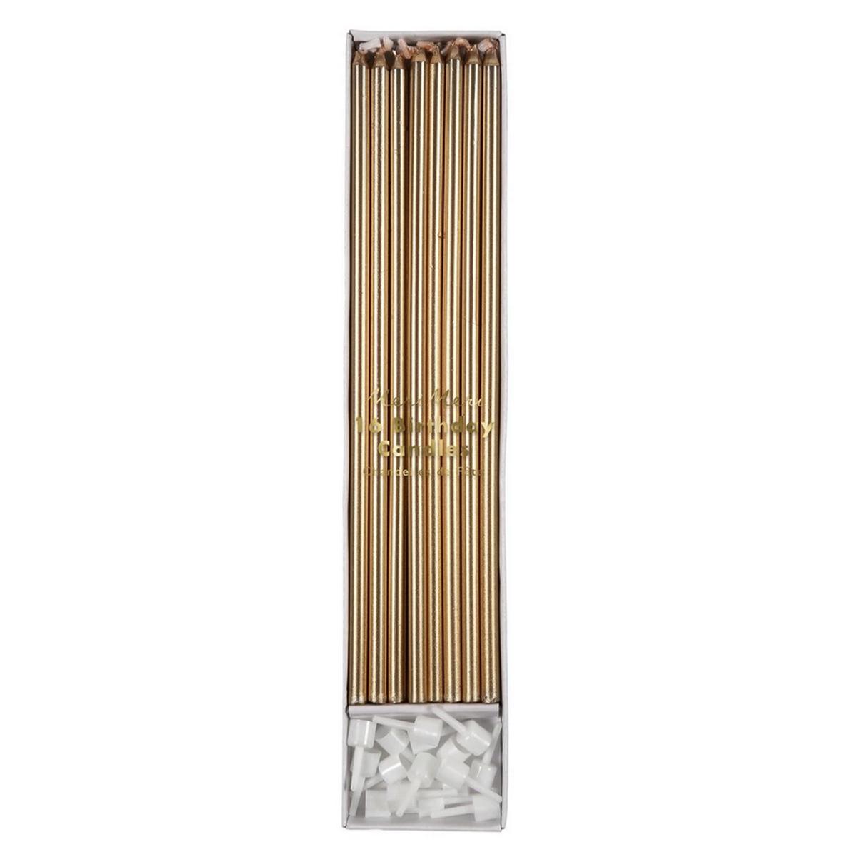 Gold Long Candles