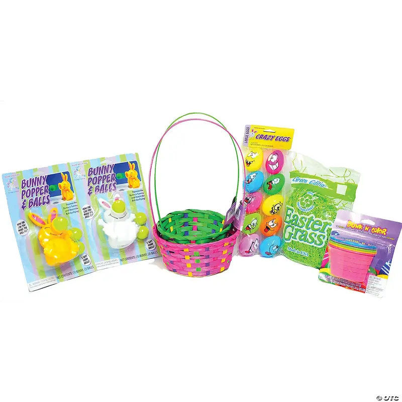 Easter Basket Kit Pink And Green