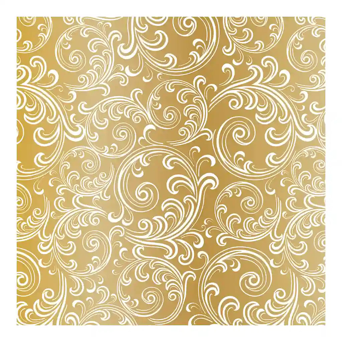 Golden Scrolls Jumbo Roll Wrap 9ft