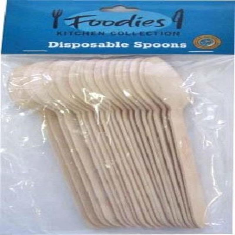 Bamboo Disposable Spoons 20pc