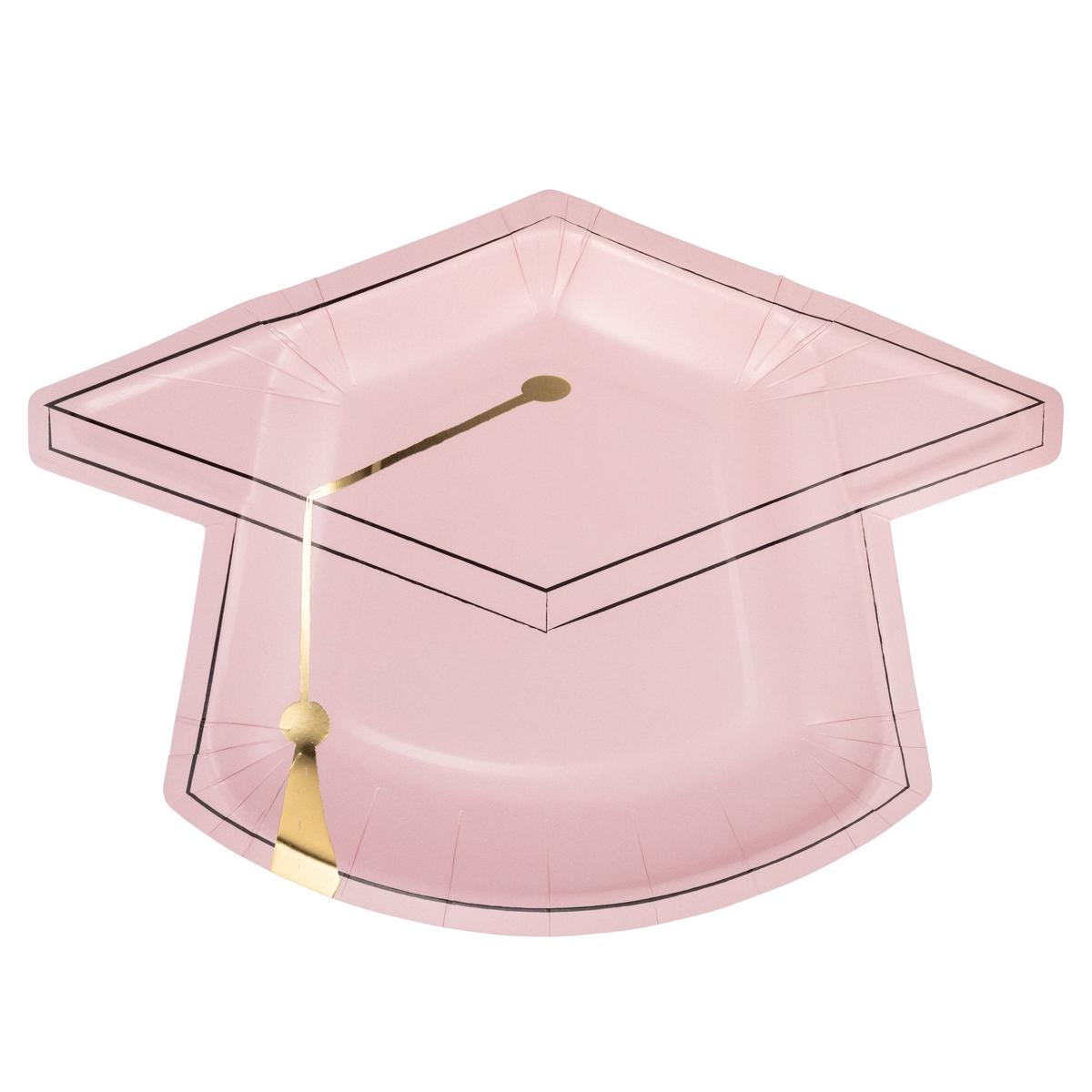 Pink Cap Shaped Plate | 8ct