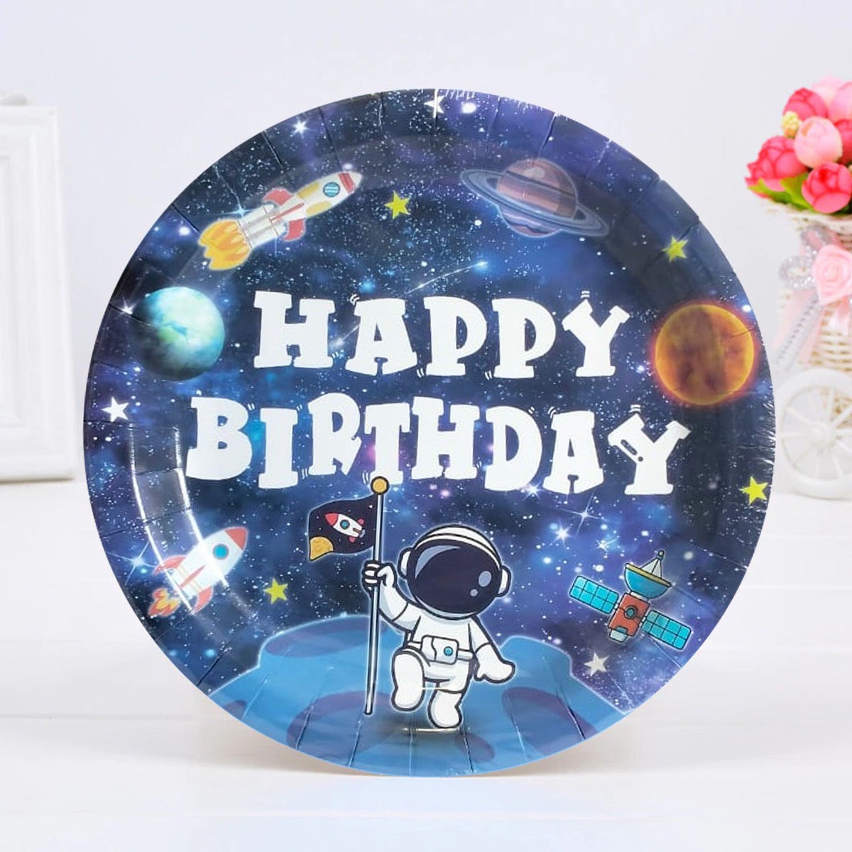 Astronaut Paper Plates