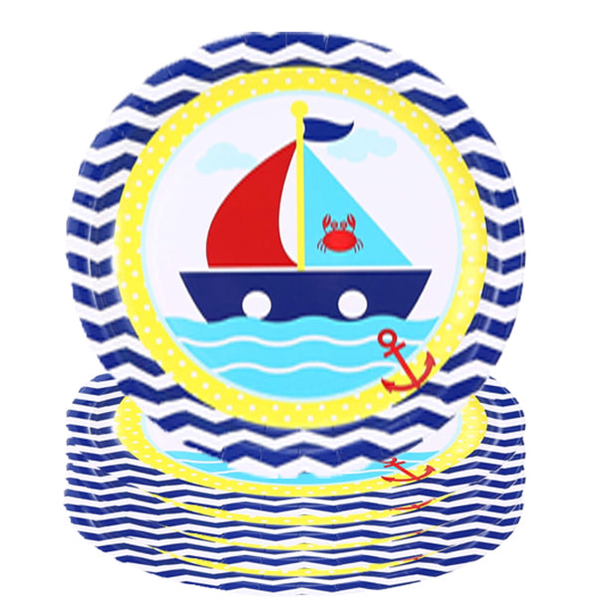 Nautical Paper Plates
