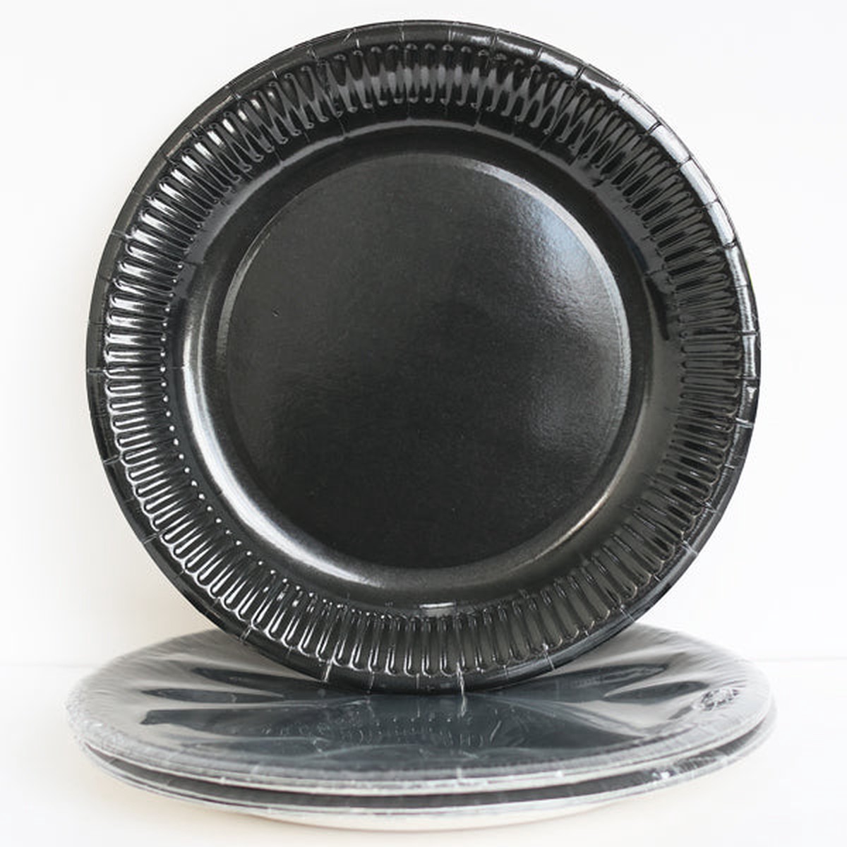 Black Paper Plates