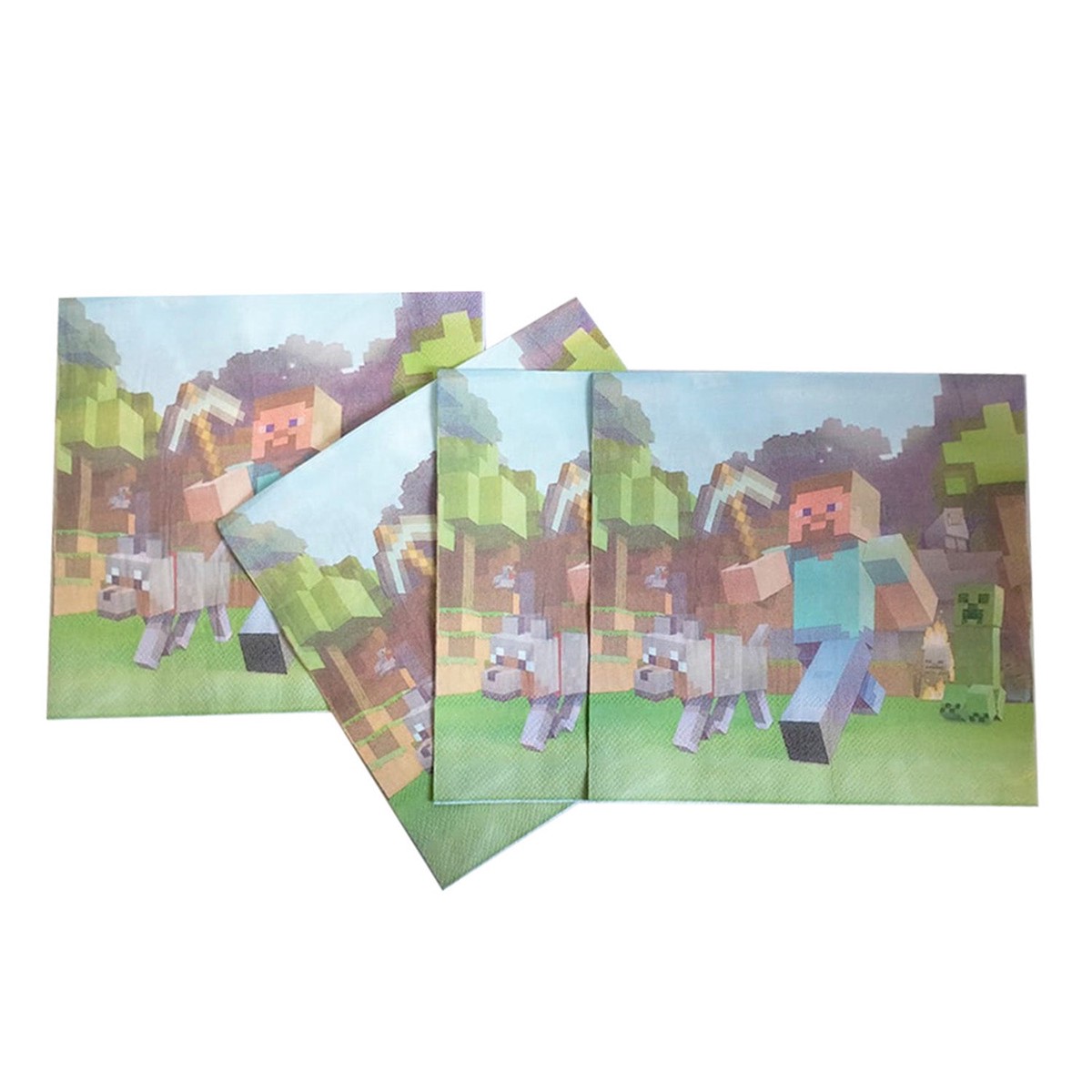 Minecraft Paper Napkins