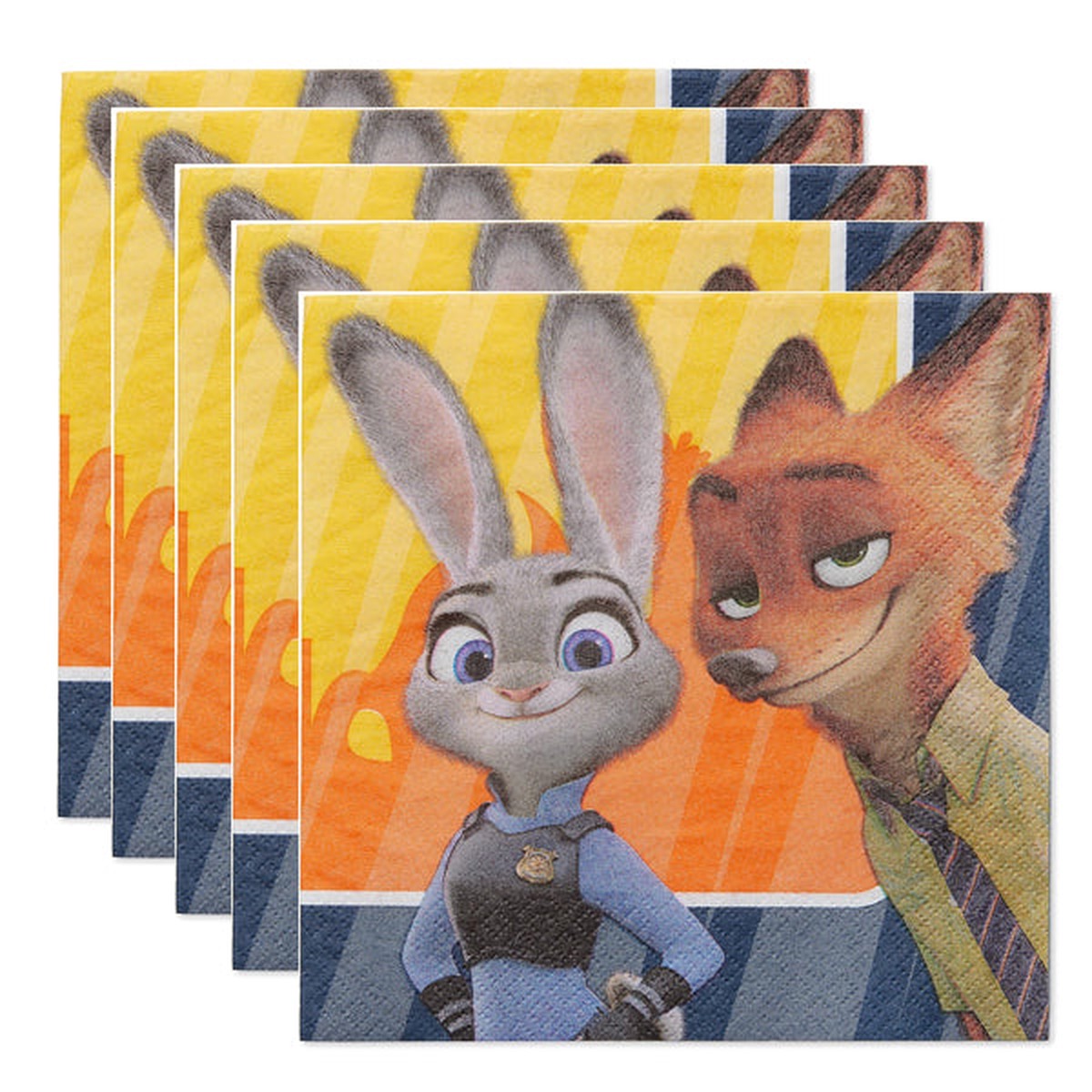 Zootopia Theme Paper Napkins