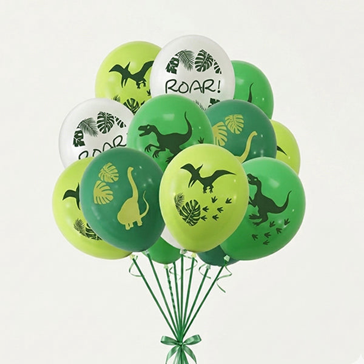 Dinosaur Printed Latex Balloons
