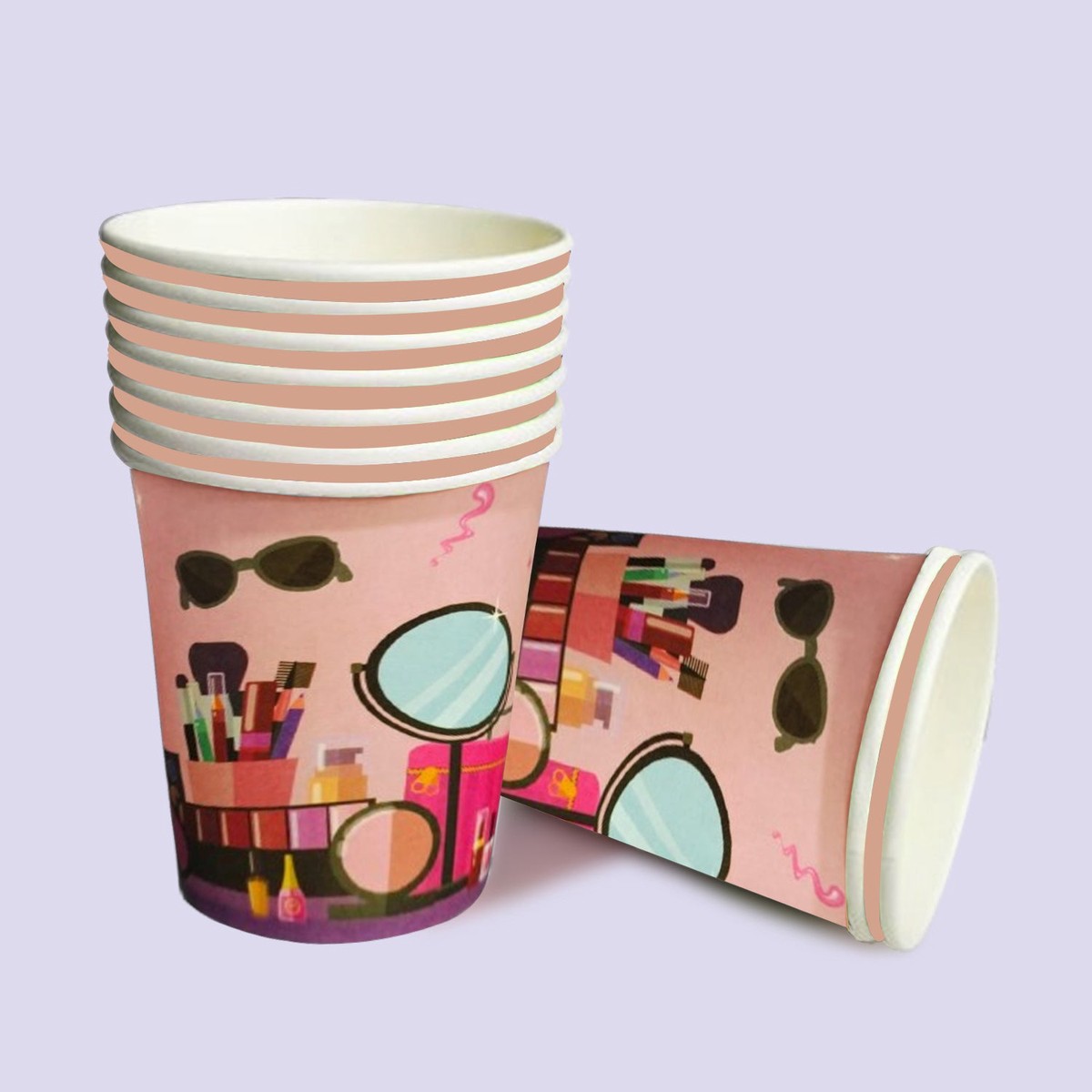 Makeup Theme Paper Cup