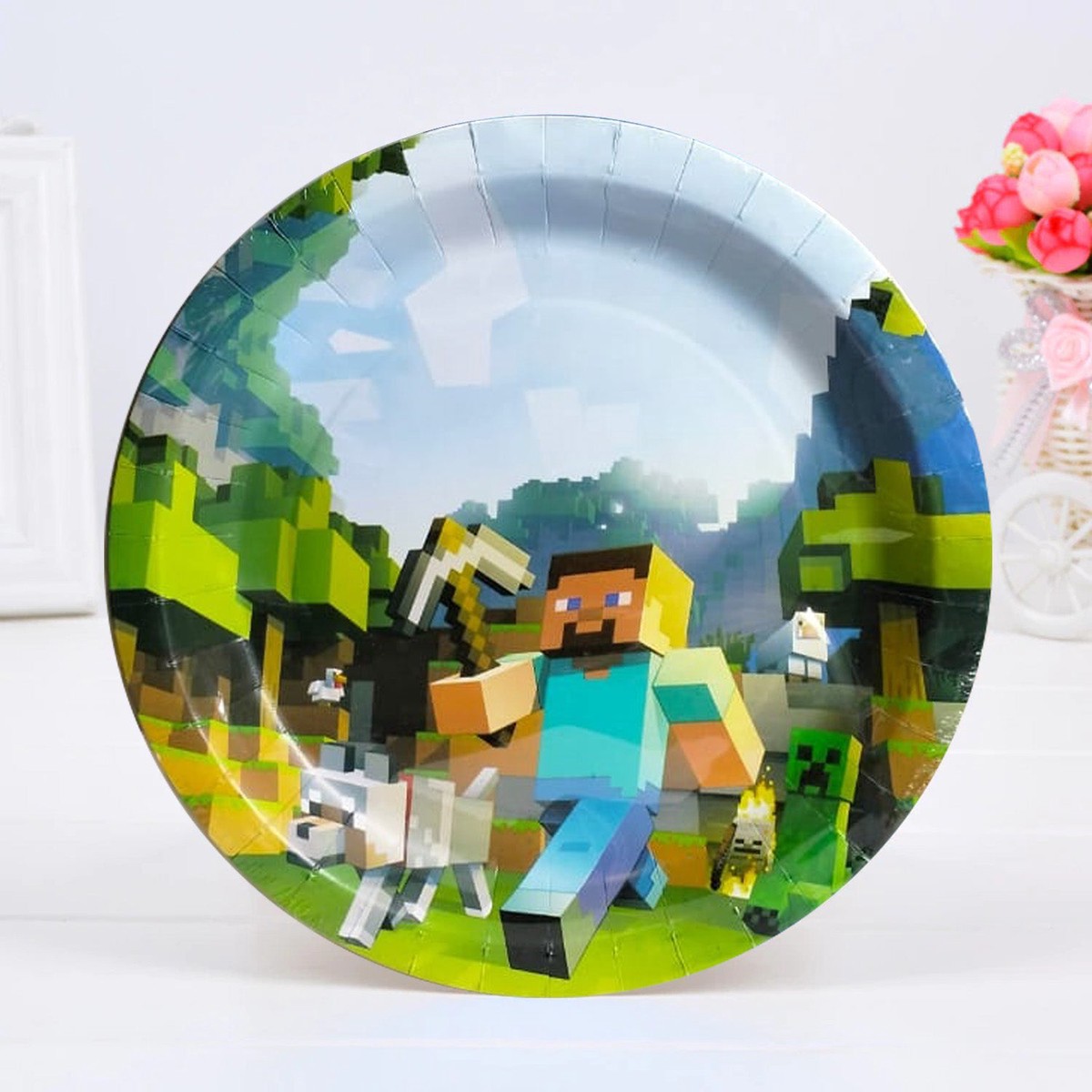 Minecraft Paper Plates