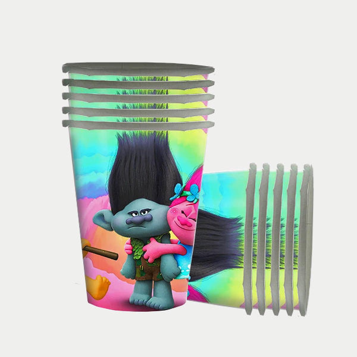 Trolls Themes Paper Cups