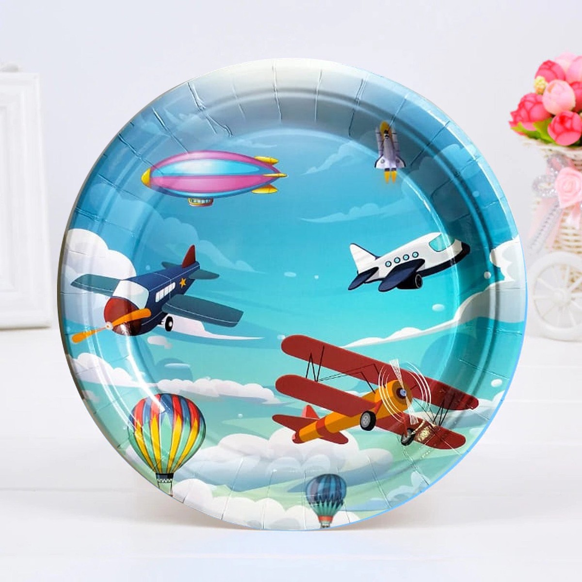 Airplane Paper Plates