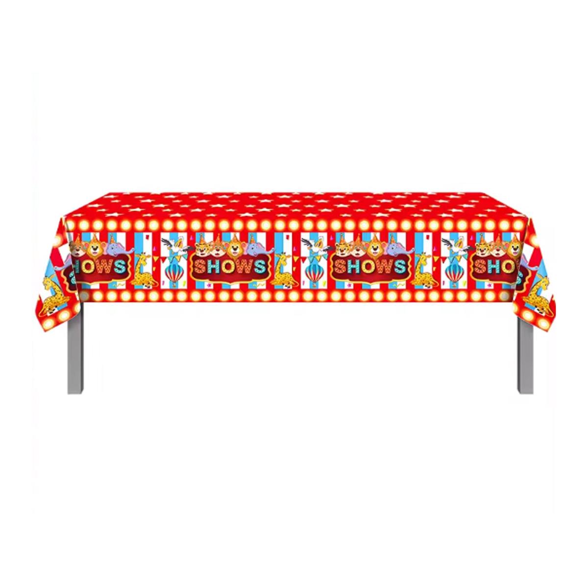 Circus Carnival Theme Table Cover