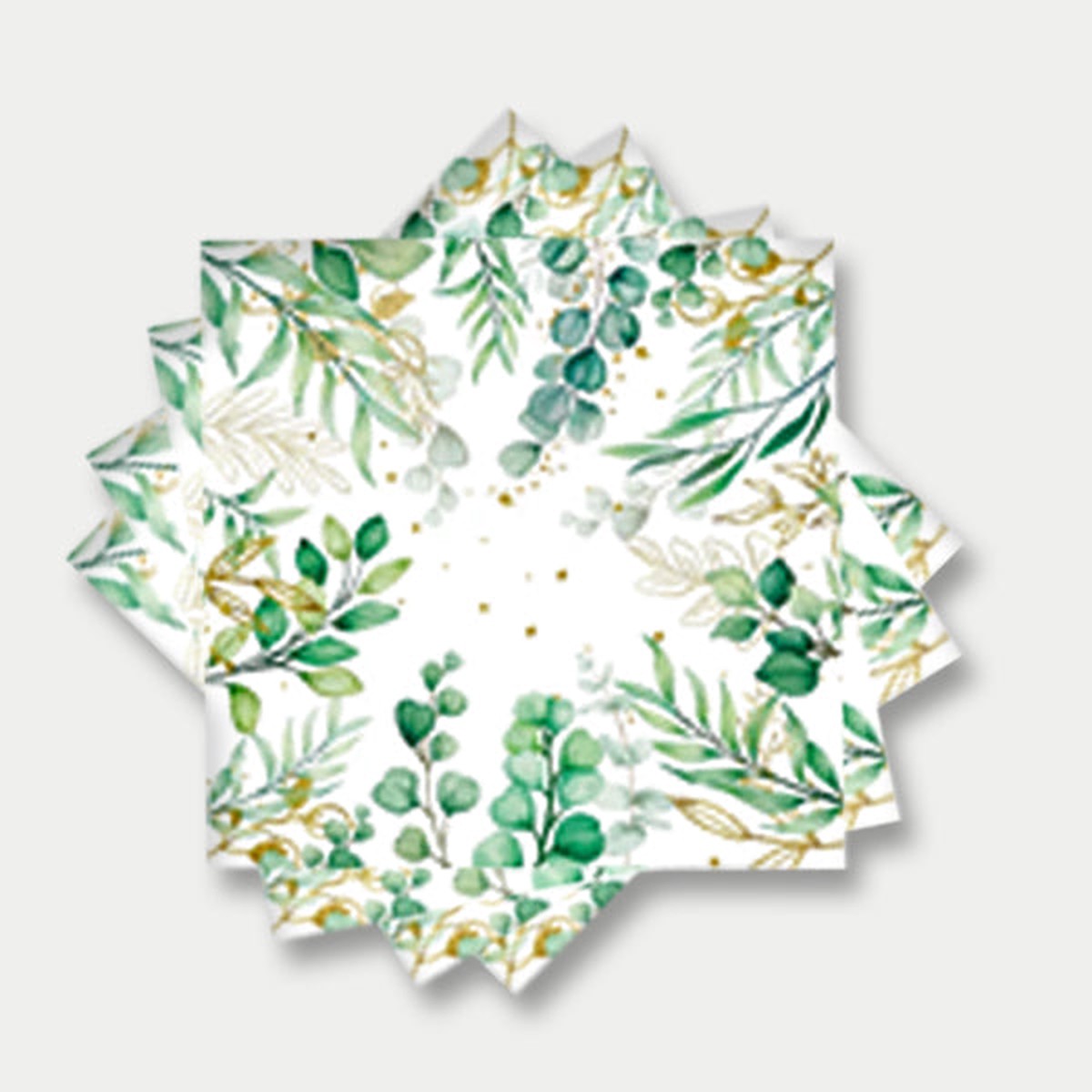 Leaf Design Theme Paper Napkins