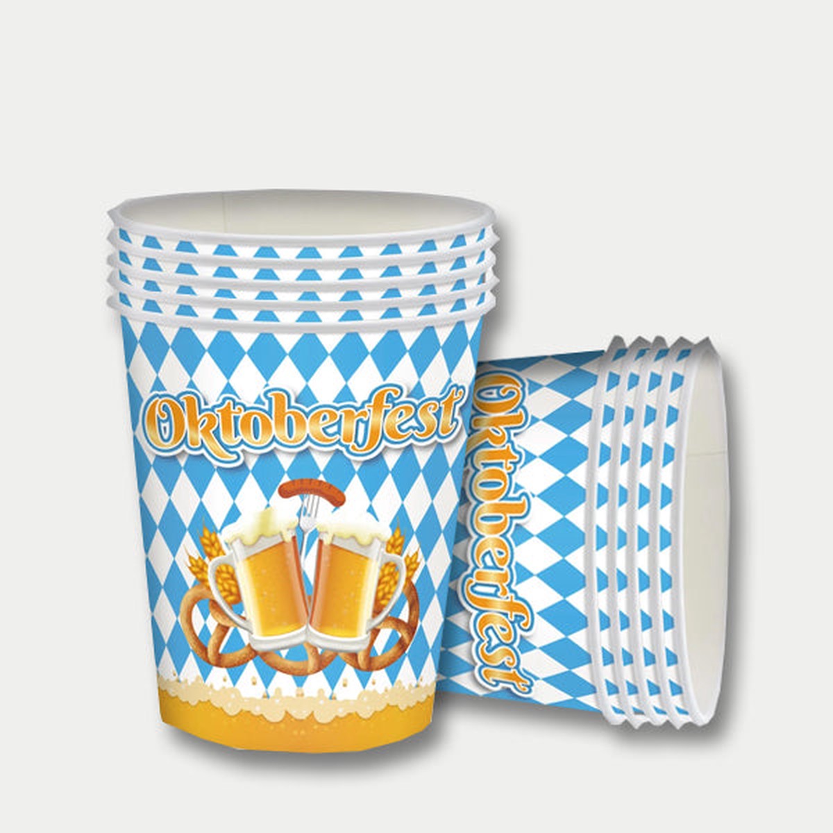 Oktoberfest Theme Paper Cups
