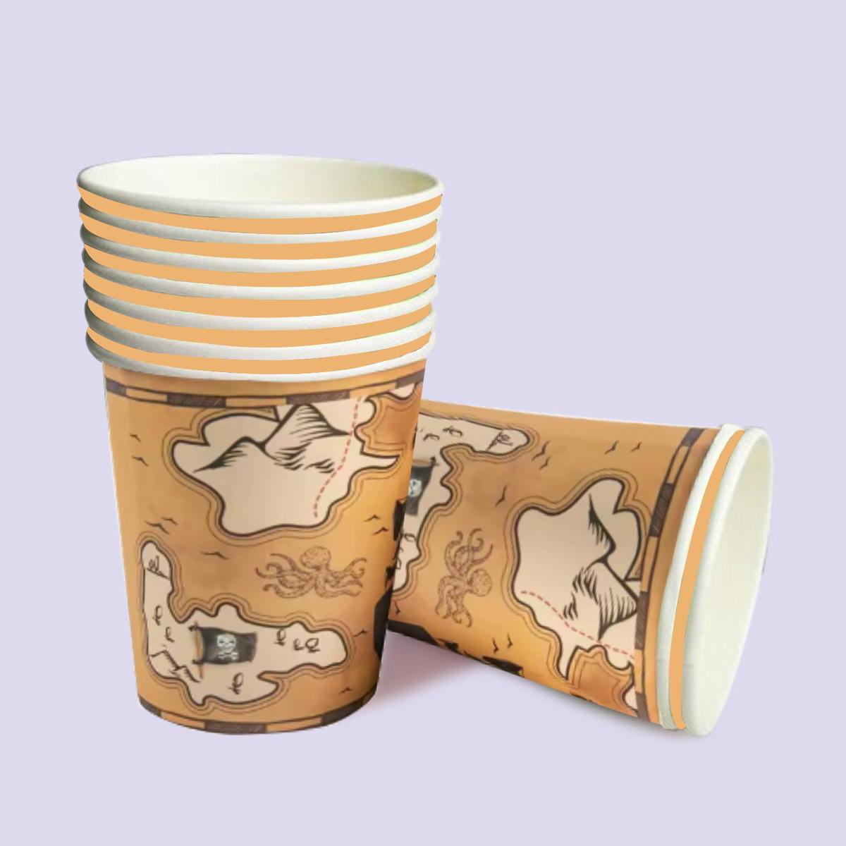 Pirate Theme Paper Cup
