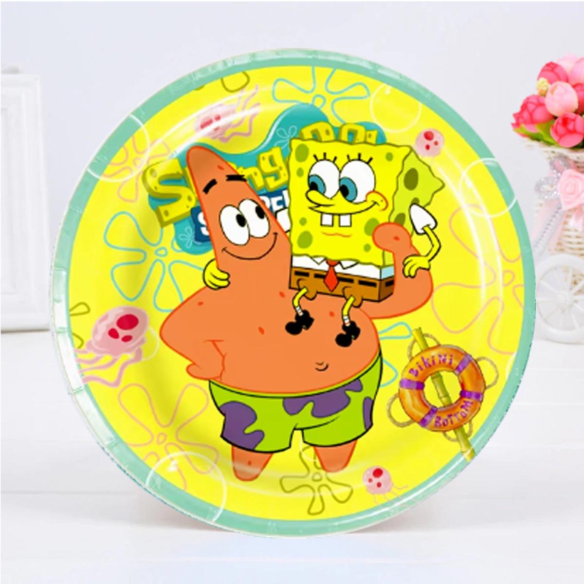Sponge Bob Them Paper Plate