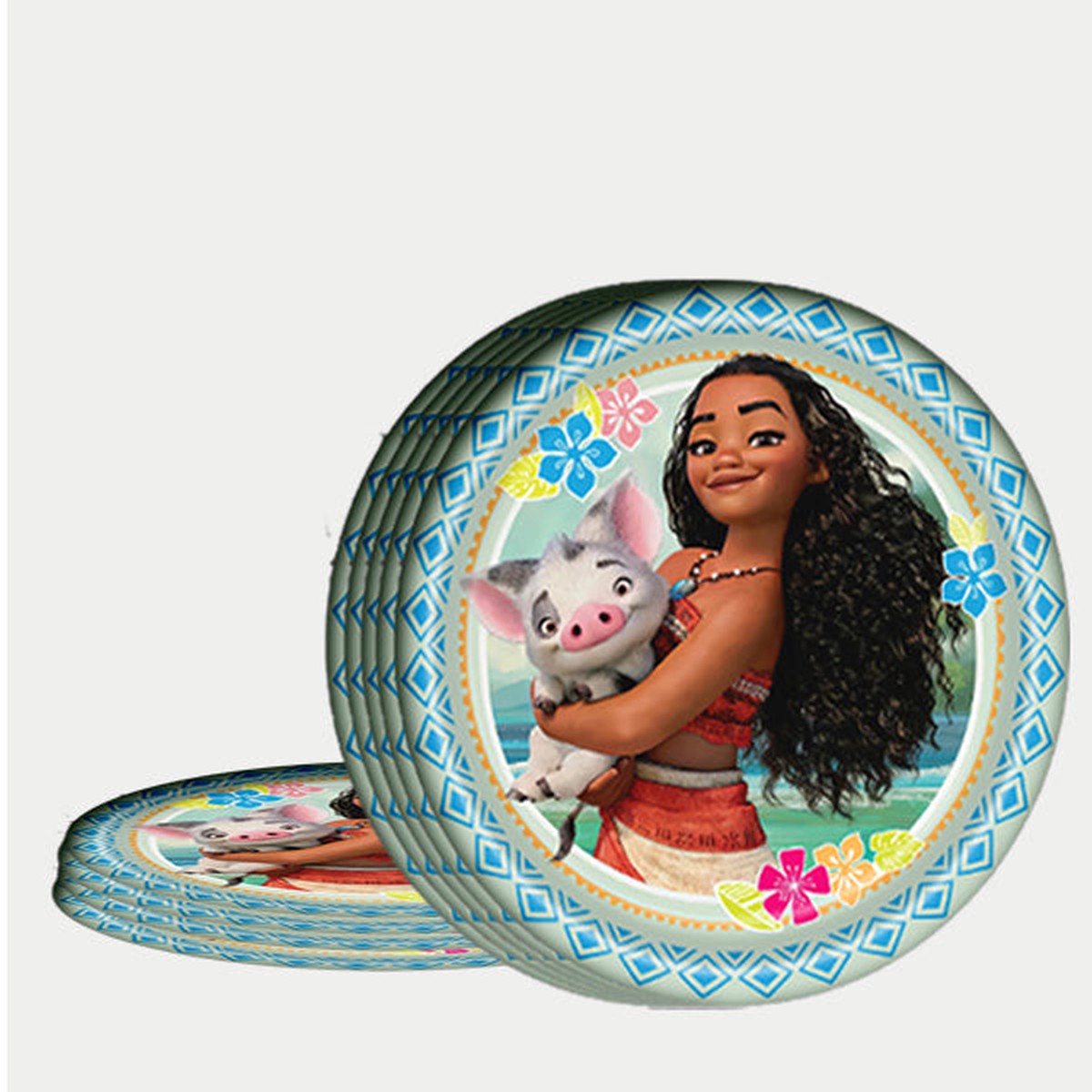 Moana Theme Paper Plate