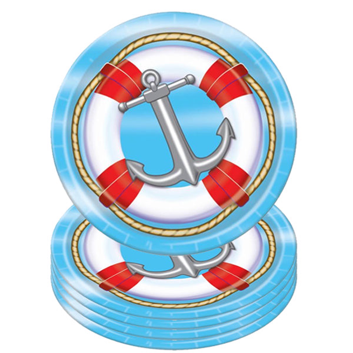 Nautical Dessert Paper Plates