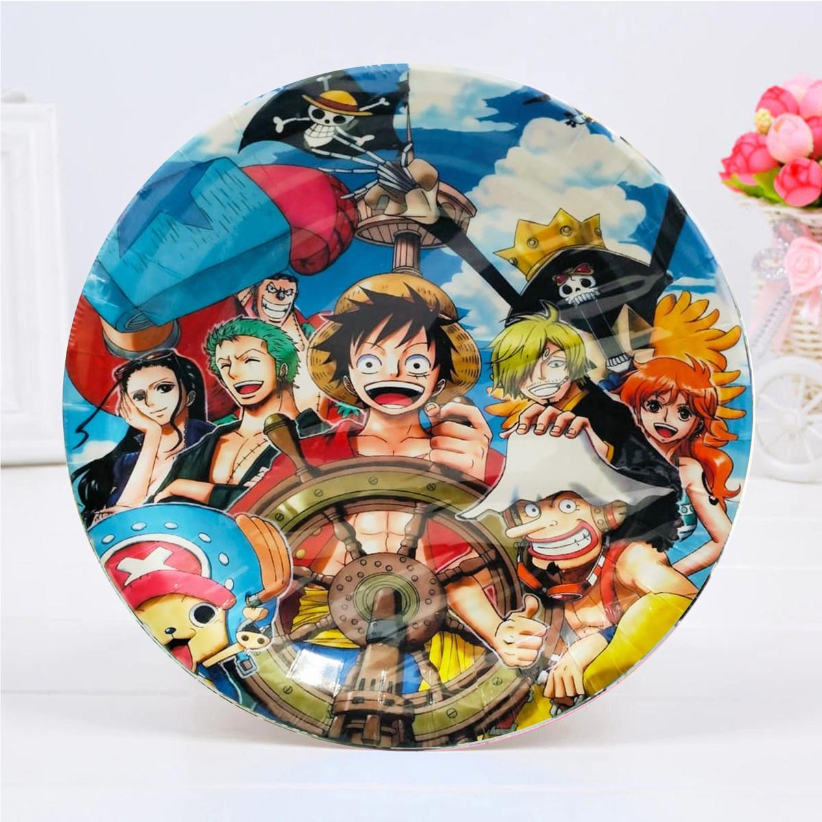 One Piece Theme Paper Plate