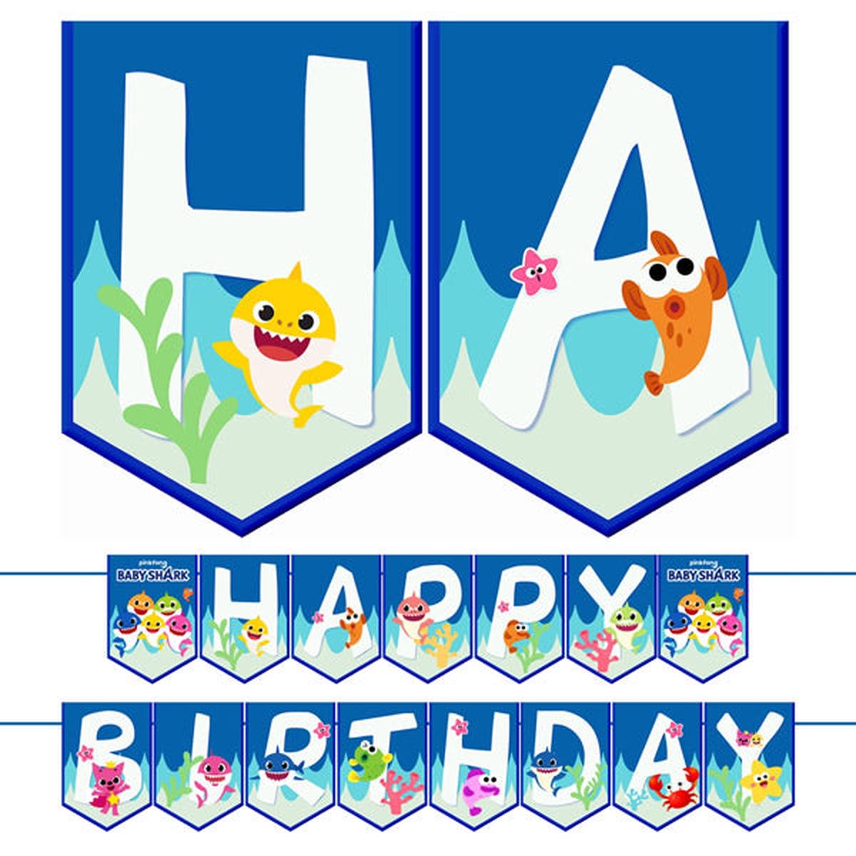 Customize Baby Shark Theme Banner
