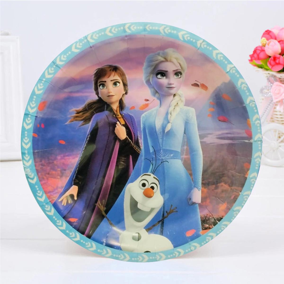 Frozen Theme Paper Plate