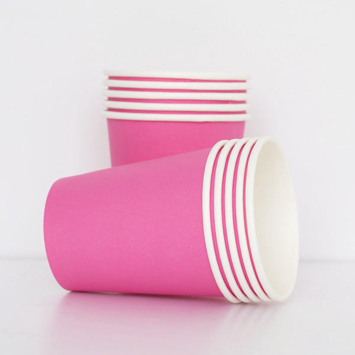Pink Paper Cups