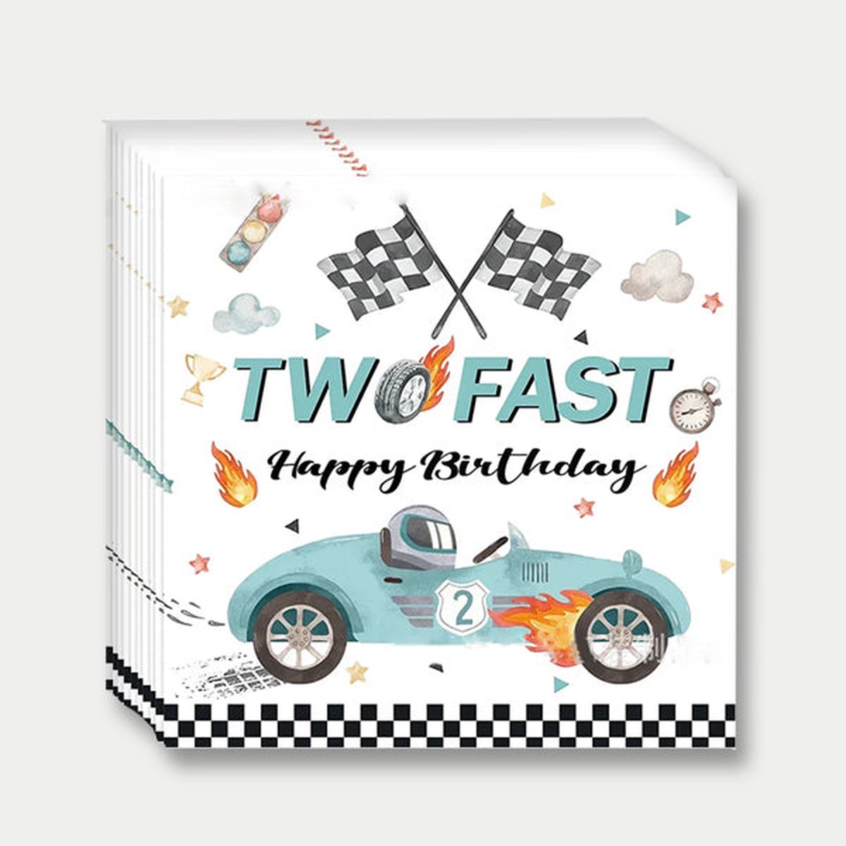 Two Fast Paper Napkins