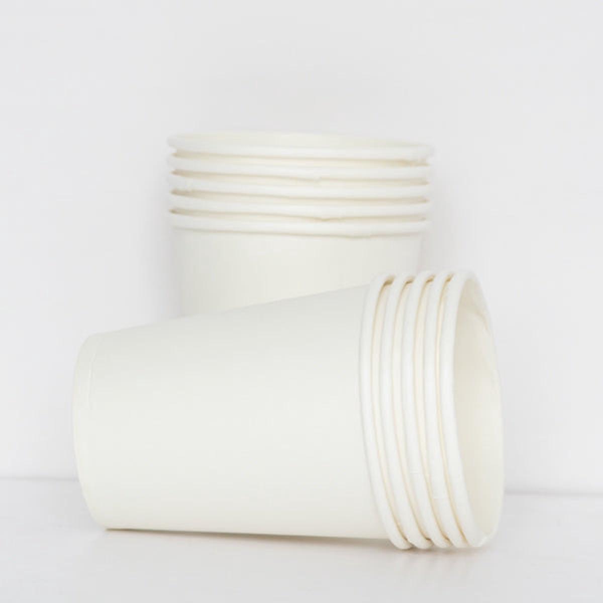 White Paper Cups