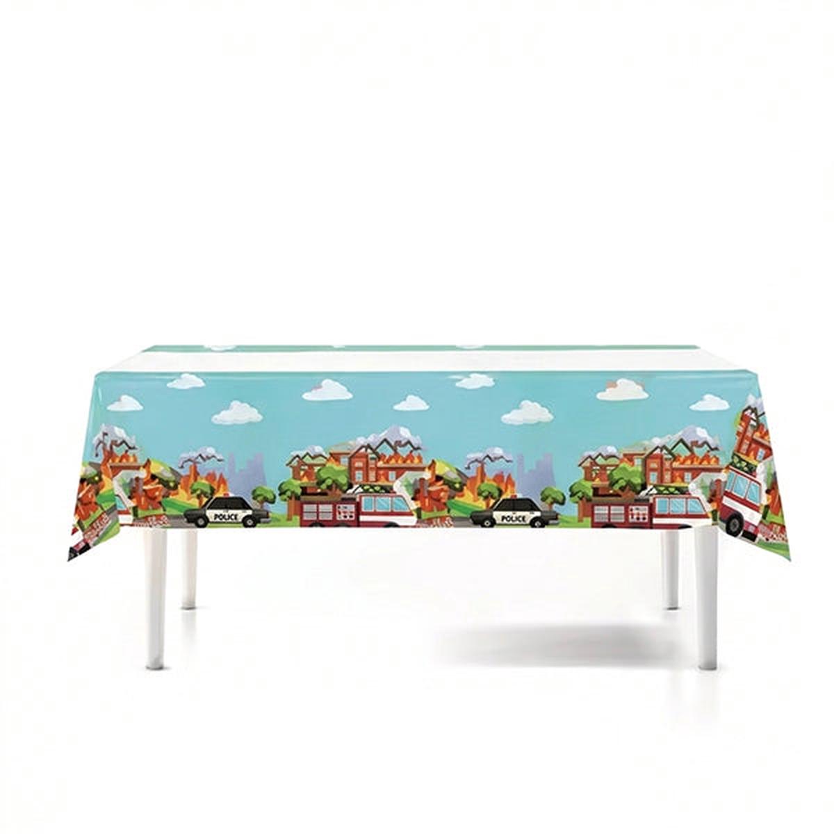 Fireman Theme Tablecover