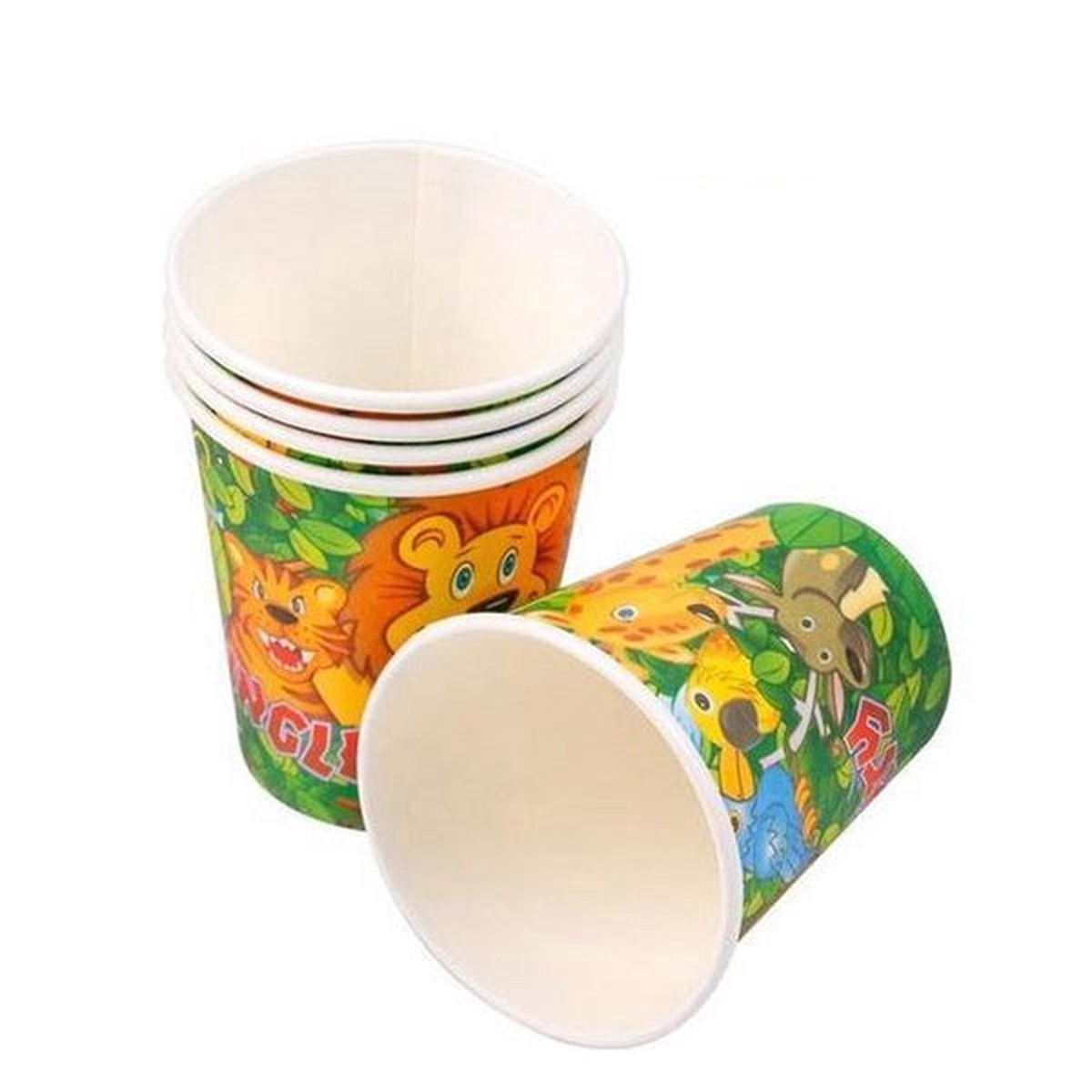 Jungle Party Theme Paper Cups