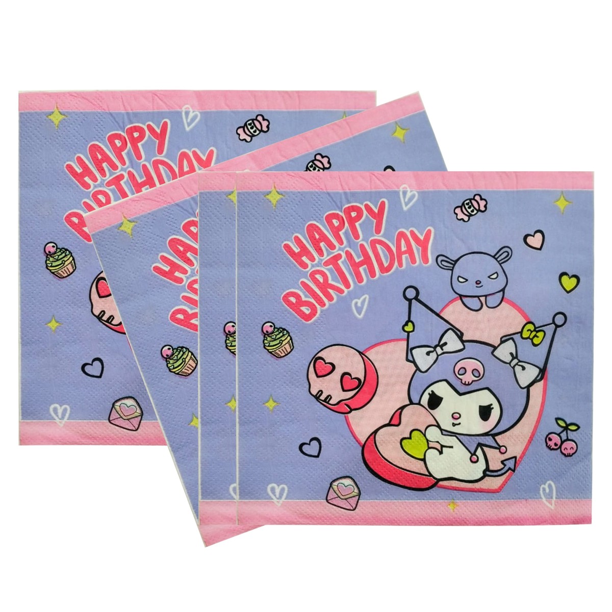 Kuromi Theme Napkin