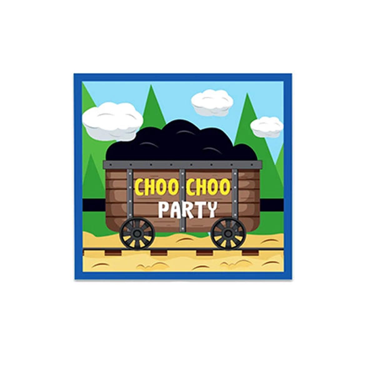 Train Theme Paper Napkins