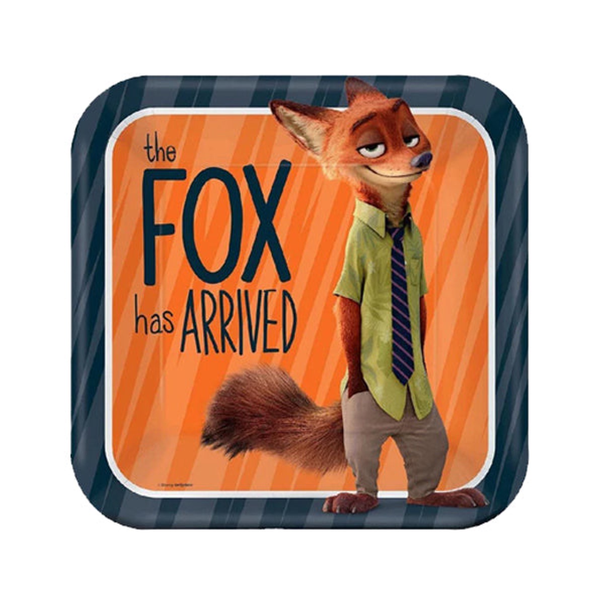 Zootopia Theme Paper Plates