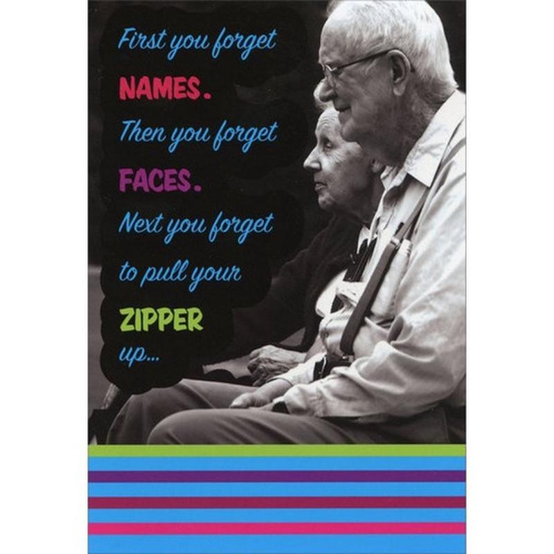 Forgetting Funny / Humorous Birthday Card