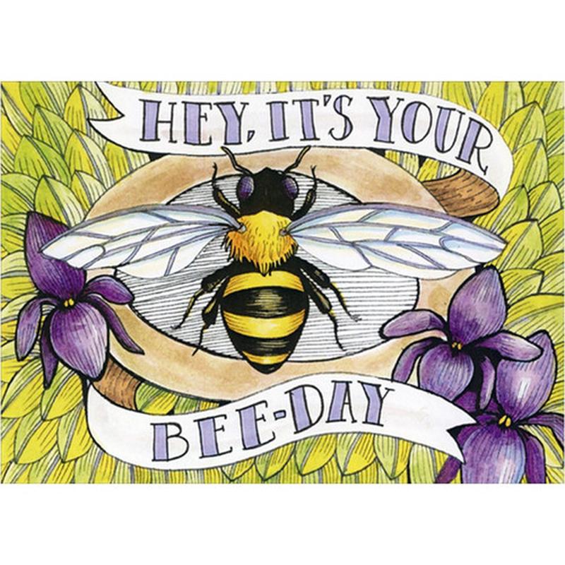 Bee-Day Birthday Card