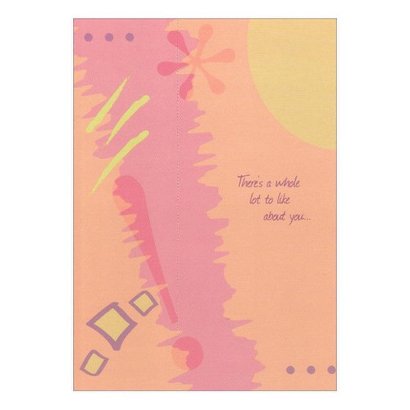 Exclamation Bookmark Birthday Card